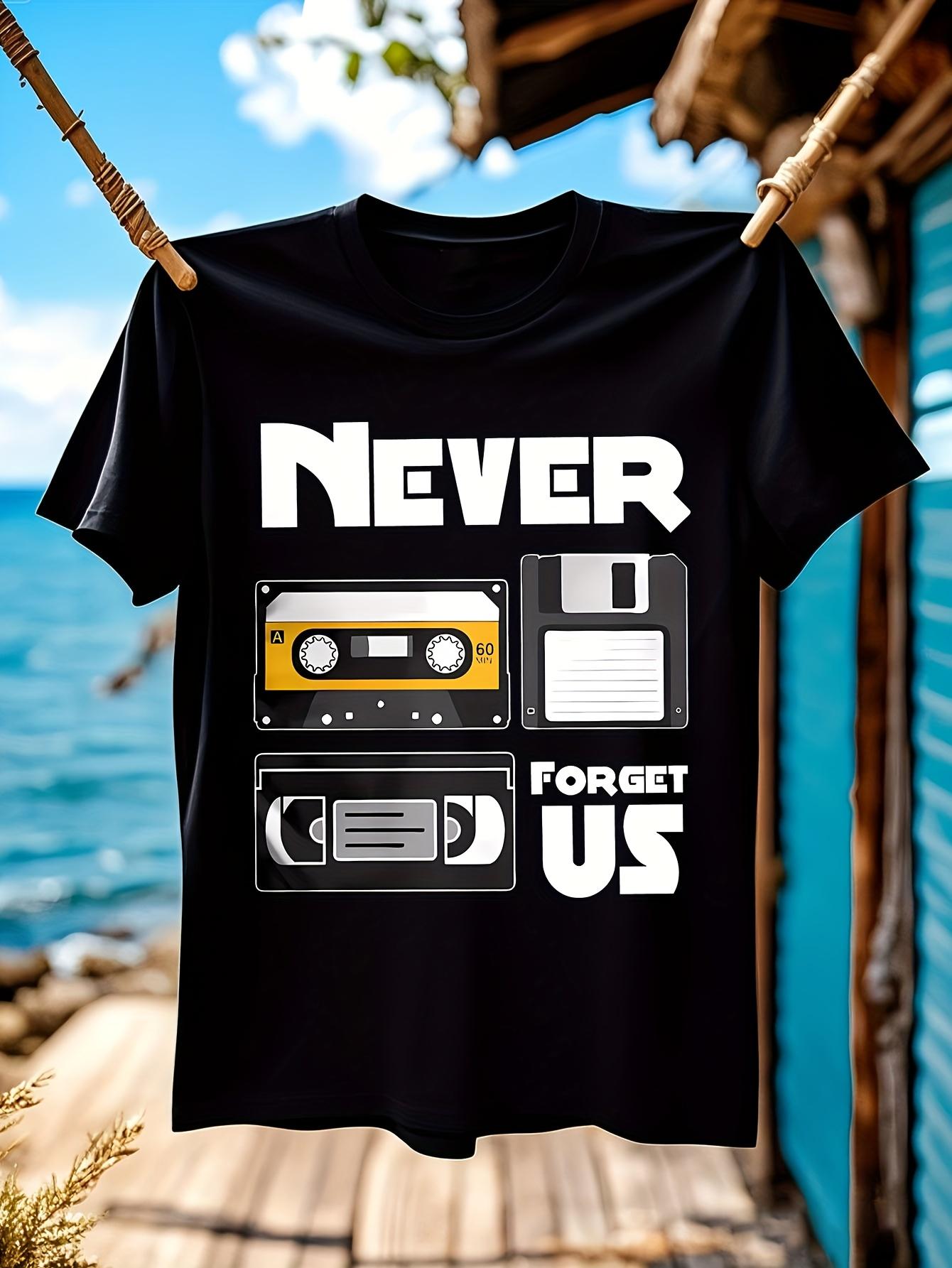 Vintage Tshirt Vintage Retro Tshirt - Never Forget Us Flo... XL