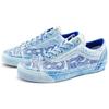 Vans Abrasion Resistant Low top Skateboard Shoes Unisex White Blue Sneakers VN000D57CDA