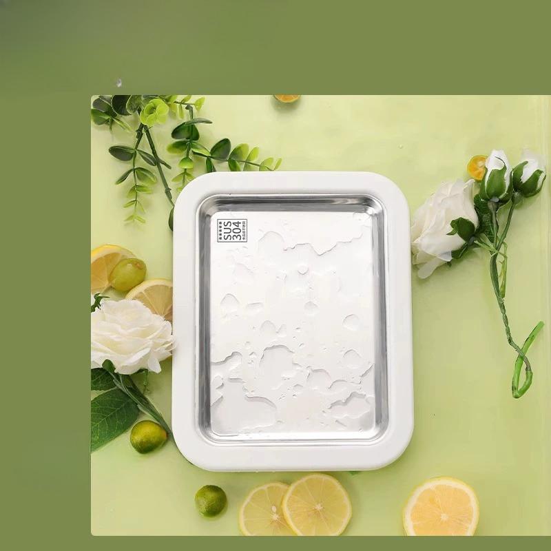 304 Edelstahl Elektrische Eismaschine für Zuhause Joghurt und Frittiertes Eis