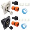 Quick Connection Motorhome Water Inlet Set Anti Backflow Universal High Strength PP Construction For Outdoor Vehicles