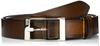 [TAKEO KIKUCHI] Men's Casual Belt, Single Piece Leather, Genuine Cowhide, Popular Brand, Men's, Gentleman, Size Adjustable