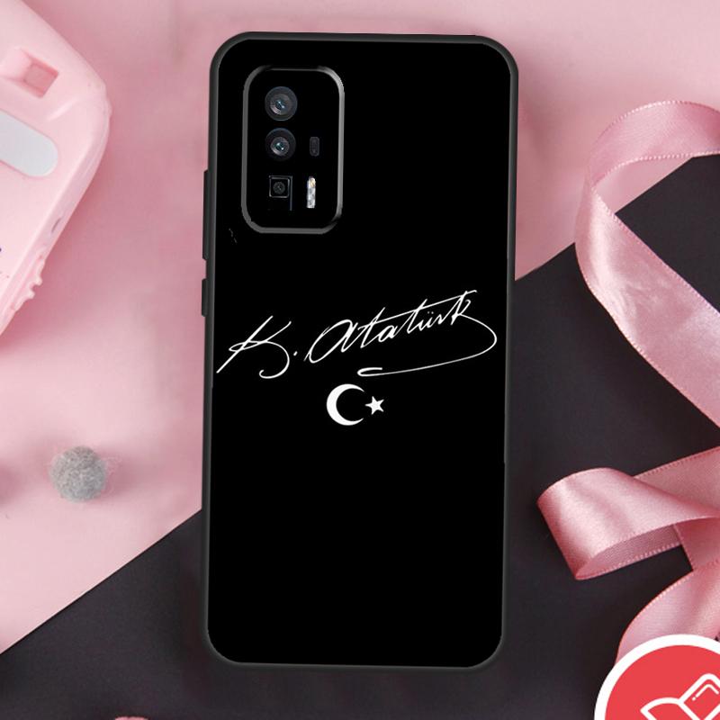 Mustafa Kemal Ataturk Case For Xiaomi 13T 11T 12T Pro 12 Lite 13 14 Ultra POCO F6 F5 M6 X3 X5 X6 Pro F3 M5s Cover