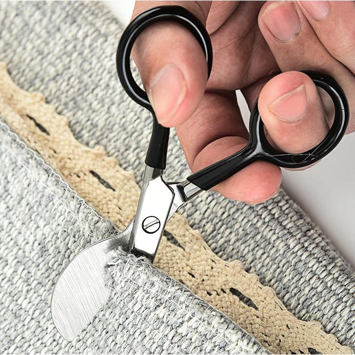 Carpet Trimmer Sharp Duckbill Applique Scissors Stainless Steel Sewing Tailor Embroidery Scissors Cutting Shears Needlework