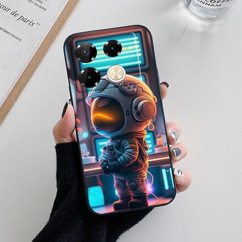 For Infinix Note 40 Pro Case Luxury Painted Back Cover Silicone Soft TPU Phone Case For Infinix Note40 Pro Plus 4G 5G Fundas