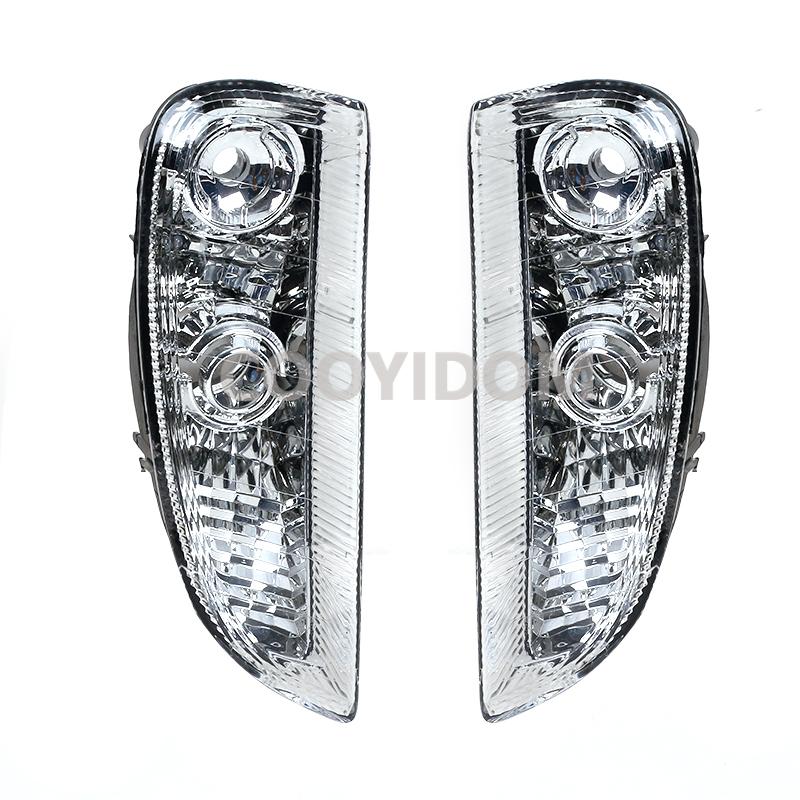 Car DRL Front Bumper Driving Light For Porsche Cayenne 2007 2008 2009 2010 Auto Daytime Running Lamp Without Bulbs
