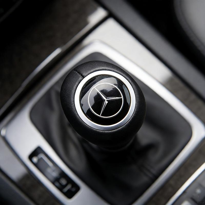 Car Gear Lever Logo Sticker Shift Stick Decal Accessories For Mercedes Benz AMG GLE GLS CLA CLE GLC CLS GLA W223 W213 W206 W464 PL9