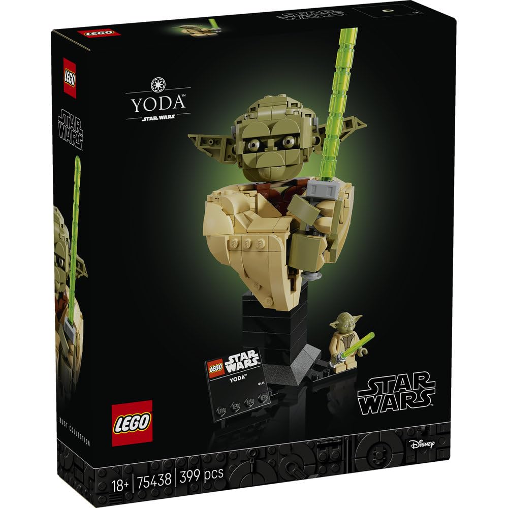 LEGO Star Wars Yoda™ Bust Space Battle Robot Figure Toy Item Birthday Present Father's Day Educational Toy for Men and Women 75438