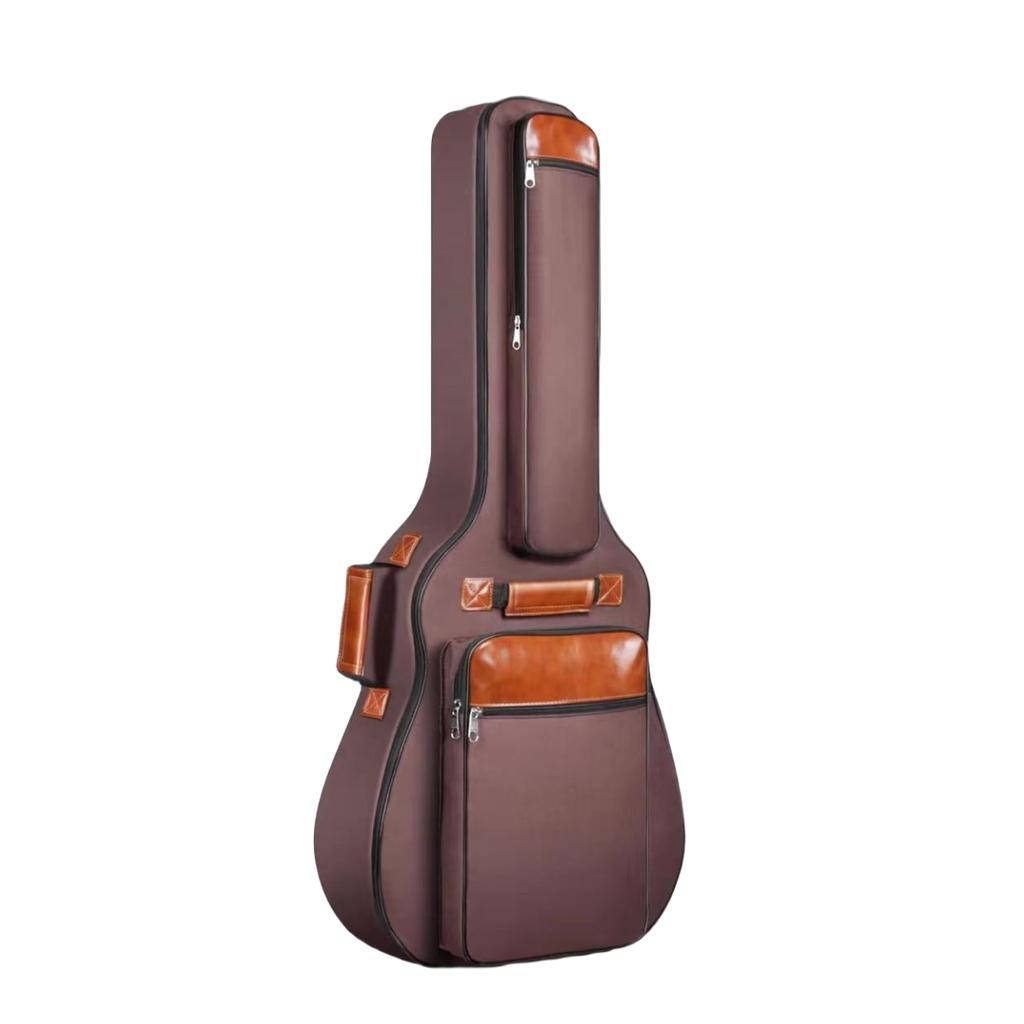 Miwayer-Acoustic Guitar Bag, 41-Inch Bag, Waterproof, Thick, Oxford, Nylon, Double Straps, Padded Cotton Guitar Case Bag