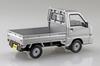 Aoshima Bunka Kyozai Scale Rakupla Snap Kit Subaru Sambar Truck Sterling Silver Metallic Plastic Model Kit 1/32 No.05-SS Pre-Colored (Automobile)
