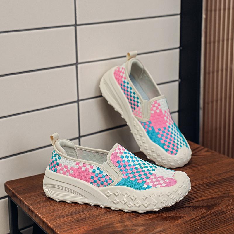 

Fashion CRLAYDK Loafers for Women Comfortable Slip On Work Flats Dressy Casual Walking Lightweight Shoes Travel Stylish Sneakers 35