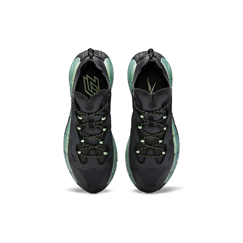 Reebok Zig Kinetica 2 Black Neon Mint Men Sneakers Core-Black Cold-Grey-6 G58281