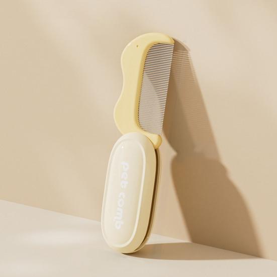 Foldable Cat Comb Flea Dirt Removal Cat Comb Reduce Shedding Versatile Pet Hair Comb Pet Grooming Tools