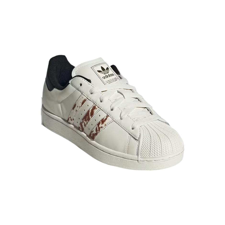 adidas Originals Superstar 2 Comfortable Versatile Minimalist Trendy Sneakers Women Sneakers Beige JQ6473