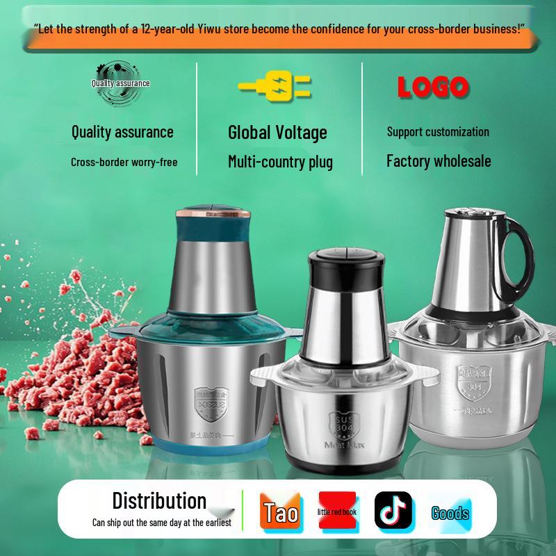 Seven-Speed Stainless Steel Multifunctional Meat and Vegetable Chopper