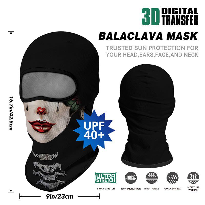 Harley Retro Motorcycle Sun Protection Mask & Summer Neck Gaiter Joker Headwear