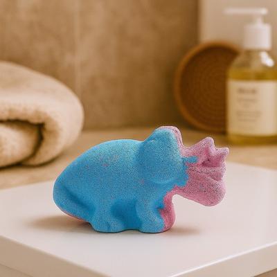 3x Bath Bomb Dinosaur Blueberry 80g