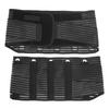 Breathable Waist Protection Compression Steel Plate Back Support Belt Lumbar Fixed BeltL Black