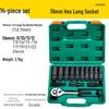 Set de socluri prelungite hexagonale pentru bormașină, pistol cu aer comprimat – Mărimi 8-34