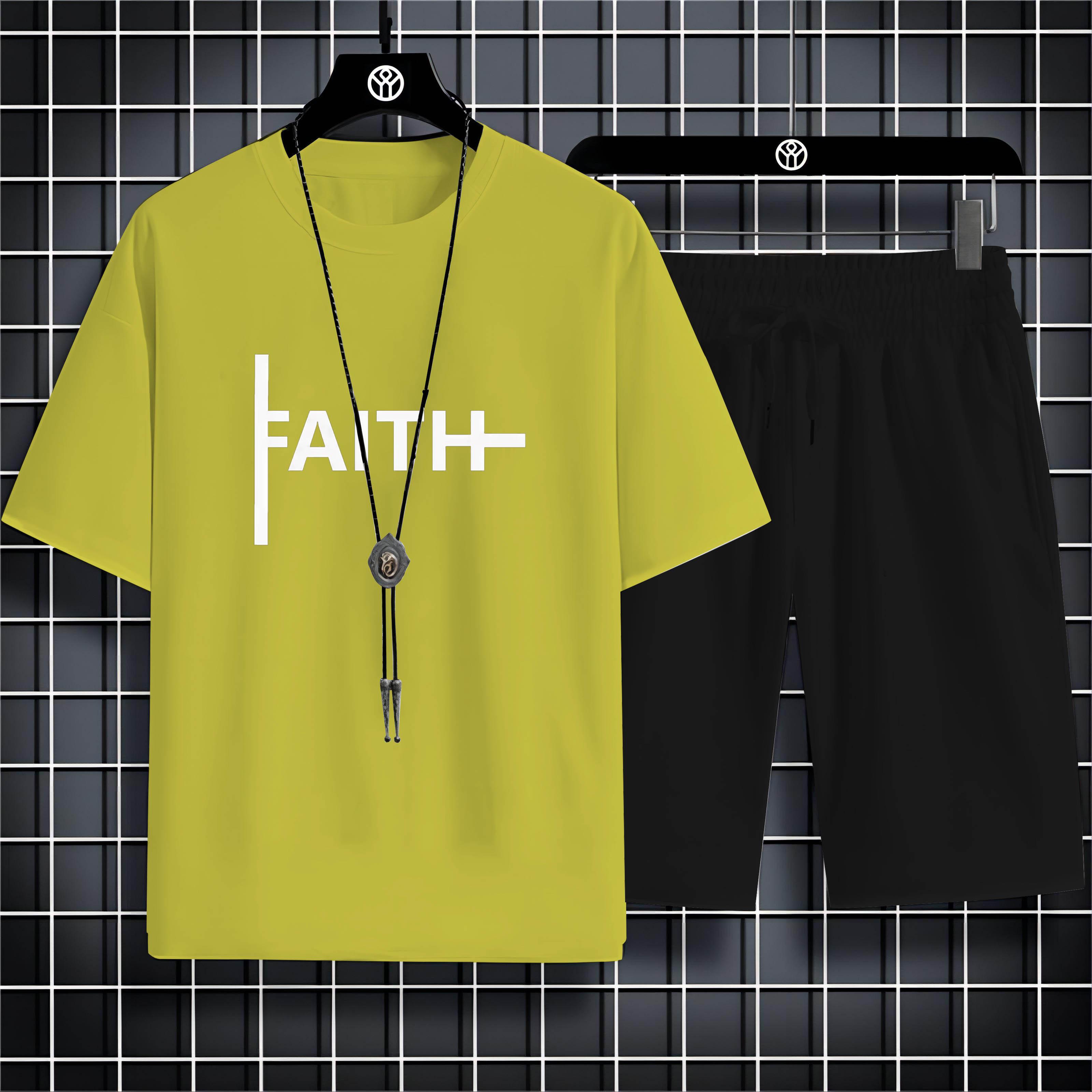 

Доросла чоловіча модна футболка Four Seasons з круглим вирізом і принтом із літерами, вільний, зручний, дихаючий, швидковисихаючий комплект 6XL