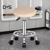 Rotary Stool Cover with Elastic Band Anti-slip Waterproof Faux Leather Oil-Proof Heat Insulation Solid Color Scratch-resistant Lifting Chair