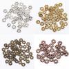 100/150Pcs Antique Silver/Gold/Bronze/Copper Tone Daisy Flower Spacer Beads 4mm 6mm