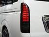 Regius Ace 200 Series 1st To 7th LED Fiber Black Smoke Tail Lamp TRISTAR'S [Hiace Generation]