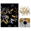 463-Piece Bracelet Clasp Set Jewelry Making Set with Lobster Clasps Split Rings Bead Tips Pliers Tweezers DIY Bracelet Tool Kit for Crafts