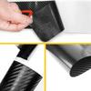 Car Plate Scuff Door Sill 5D Sticker Protector  Accessories Carbon Fiber 4X