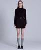 BASIC HOUSE Women'S High-Neck Long-Sleeve Sweater Black Lykt7202