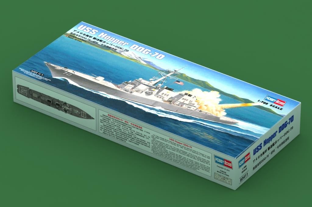 Hobby Boss 1/700 Submarine Series US Navy Destroyer Hopper DDG-70 Plastic Model