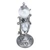 Sand Timer With Stand Vintage 15 Min Engraving Embossed Golden Hourglass Timer for Shelf Decor