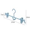 5pcs Plastic Rotary Trouser Stand Pants Racks Attachable Windproof Skirt Clip Wet And Dry For Balcony Wardrobe Space Saving
