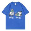 Taube An Taube Aus Lustiges Vogel Meme T-Shirt Hohe Qualität Mode Übergroßes T-Shirt Unisex Unisex Freizeit 100% Baumwolle Sommer T-Shirts