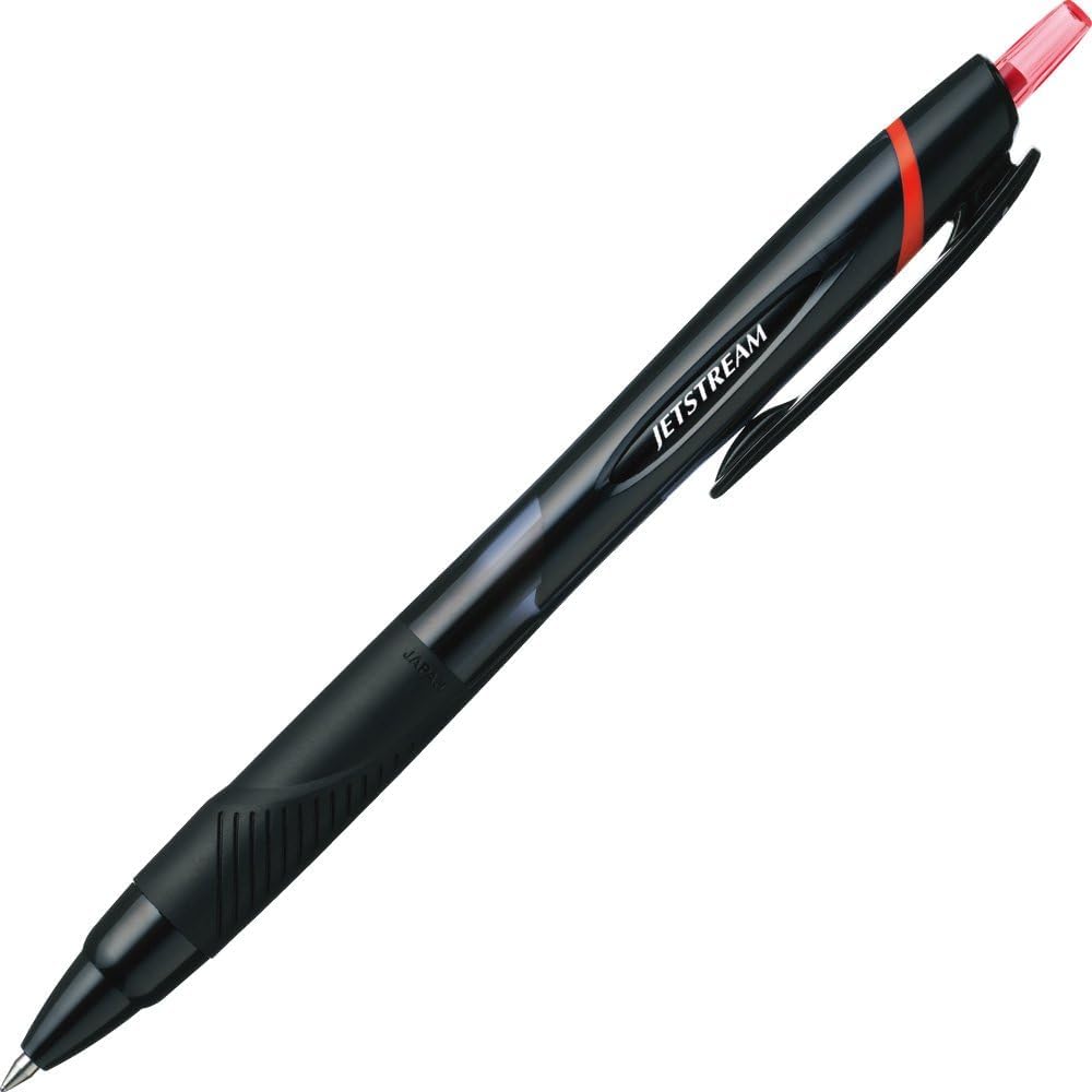 Mitsubishi Pencil Jetstream Kulspetspenna Lätt att Använda Oljebaserade Pennor, 10-pack, 0,7 tum, Röd, Skriva, SXN15007.15