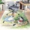 1pc Alice Rabbit Carpet for Playroom Bedroom Living Room Sofa Home Decor,kids Game Area Rug Non-slip Floor Mat Y728104