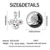 Charm Bead Charms Authentic copper Plated Travel Camera Flower Pendant Bead Charms Compatible With Bracelets Diy Fine Gift Women Delicate Jewellery