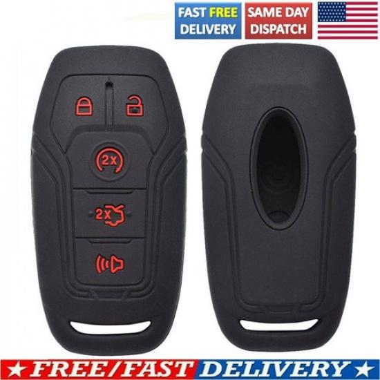 Silicone Key Case For Ford F-150 LINCOLN MKC MKX MKZ Remote Fob Shell Cover NEW.