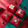 3 Random Colors Christmas Towels Face Towels Souvenir Christmas Gift Towel Creative Gift Soft High Absorbency Coral Fleece Material 