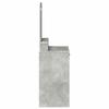Makeup Table Concrete Grey 50 x 41 x 140 cm Particleboard