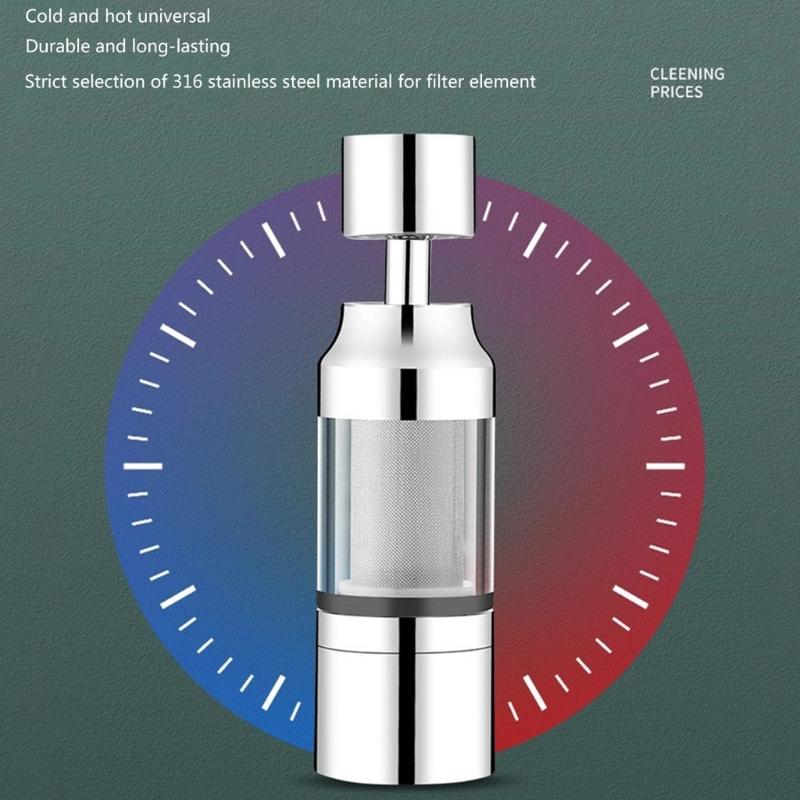 Convenient Kitchen Tap Practical Water Faucet Effective Kitchen Faucet Filter Enhances Water Flow & Filters Impurities