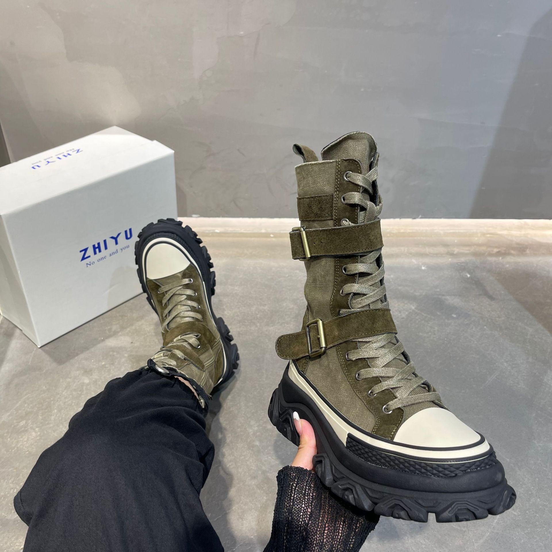 Fashion New Autumn Women Boots Thick