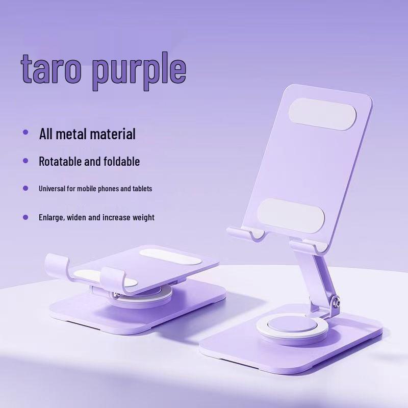 Macaron All-Metal Rotating Phone Stand for Live Streaming and Watching