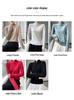 Chinese Retro Knitted High-Neck Cashmere Wool Sweater with Frog Buttons for Women