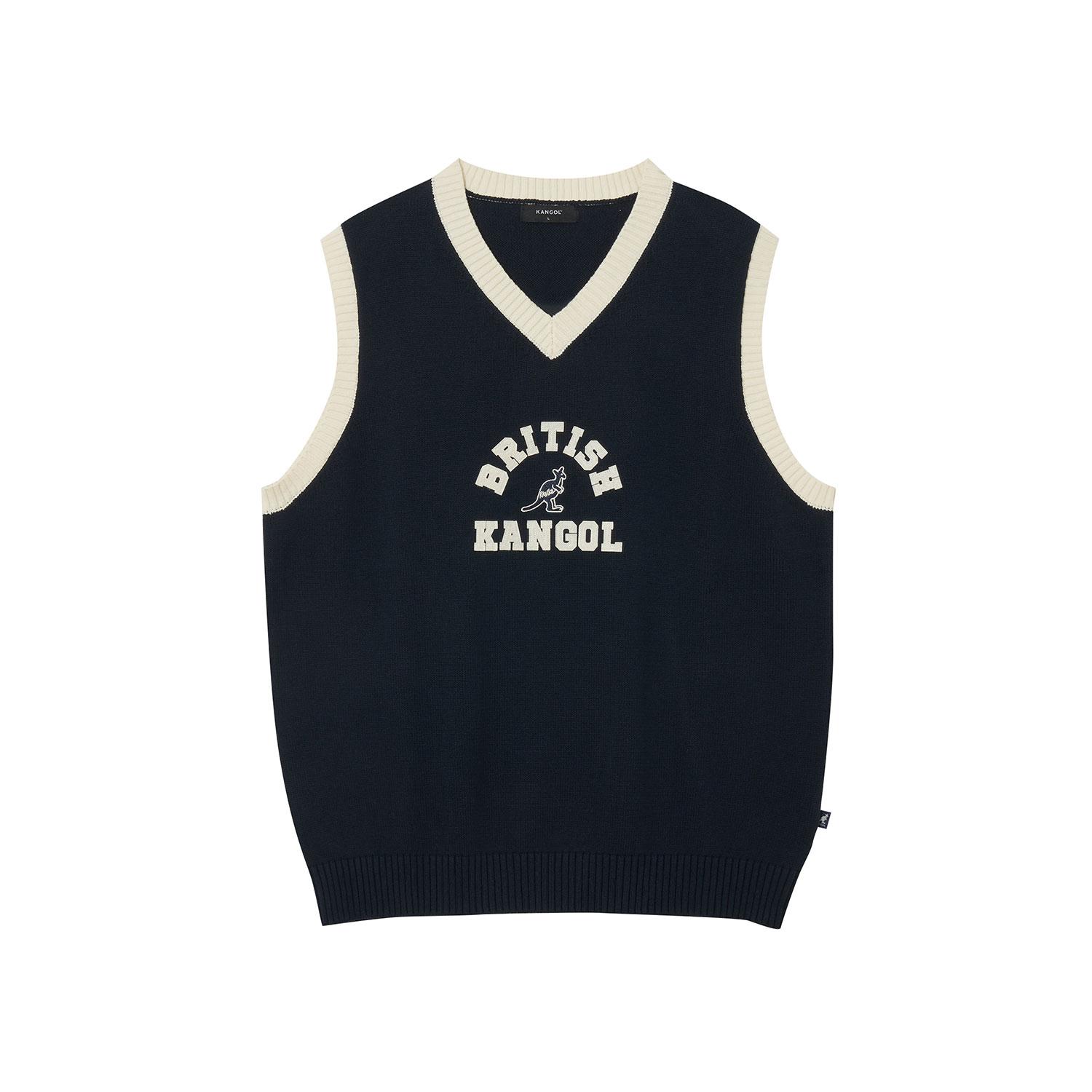 Kangol Вязаный жилет New Beginning 1897 Темно-синий Navy/M