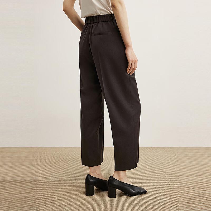 Less 2025 Autumn Casual Straight Cropped Pants
