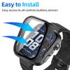 Glass+Case for Huawei Watch Fit 5 / 5Pro Tempered Glass Screen Protector & Hard PC Protective Bumper for Huawei Fit5 Accessories