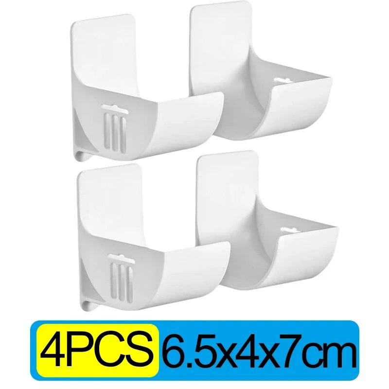 4pcs Trash Bags Shelf Holder Wall Mounted Plastic Bag Film Container DispenserGarbage Bag Storage Box Organizer For Kitchen