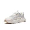 Anta Pulse Comfortable Lightweight Versatile Thick Sole Height Increasing Non-Slip Low-Top Casual Shoes Women sneaker Ivory 122628851-1