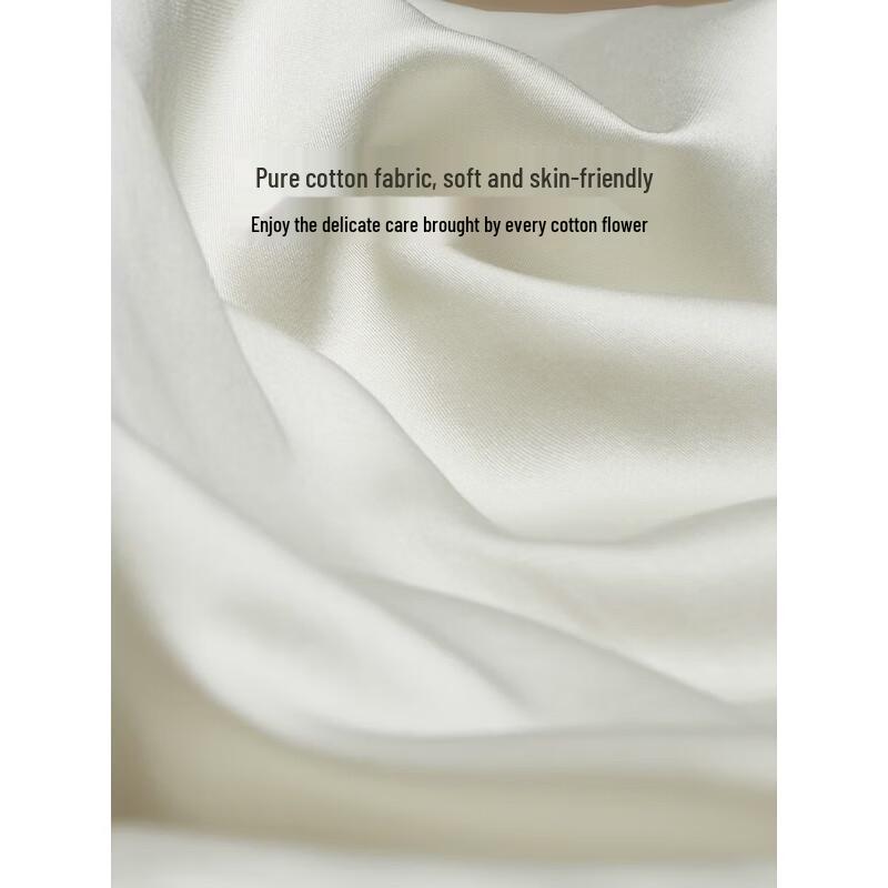 Luolai Home Textiles 100% Cotton Anti-bacterial Tussah Silk All-Season Duo Duvet