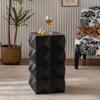 Table d'appoint - MUVOE - Vintage - Bois massif - Hauteur 60 cm - Relief tridimensionnel